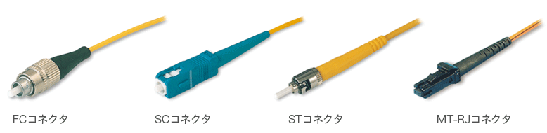 光コネクタ代表例